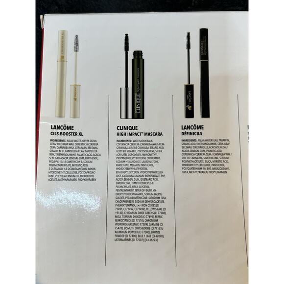 Macy's Travel Size 6 Pc Mascara Gift Set Bobbi Brown Lancôme Origins Clinique + - Picture 7 of 8